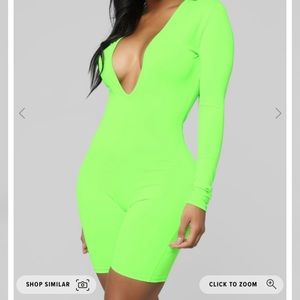 Neon romper - FASHIONNOVA